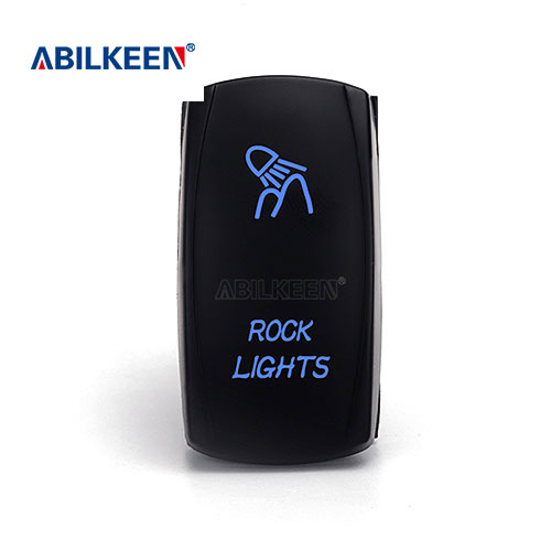 IB-A11L33ABL-LJ14 Black Boat Rocker Switch