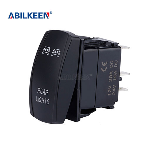 IB-A11L33ABL-LJ60 Lighted 5Pin Rocker Switch