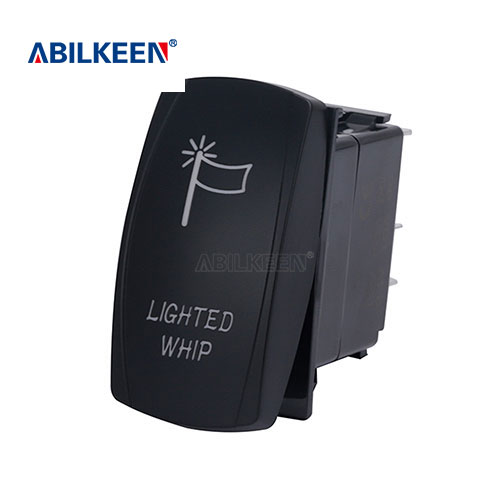 IB-A11L33ABL-LJ61 Marine LED Light Red/white Rocker Switch