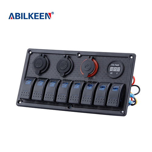 IB-P1201 8 Gang Switch Panel