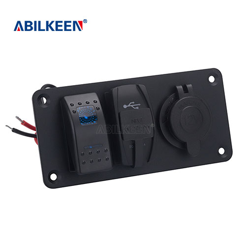 IB-P306 2 Gang Light Panel Switch