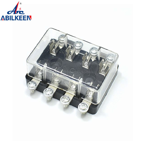 WNF-B11 Series 4/6/8 Transparent Dust Cover Car Fuse Holder