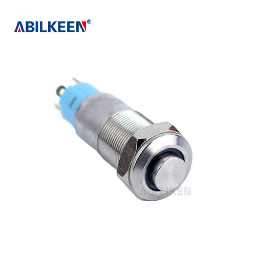 IB10D-G10-E/S 10mm Stainless Steel Push Button Switch    