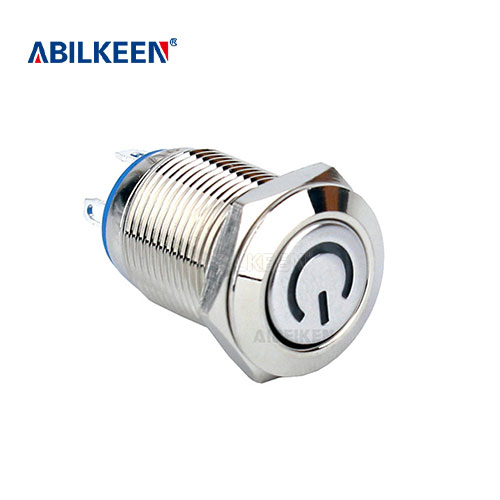 IB12C-10F-D 12mm 2A Power Led Metal Switch