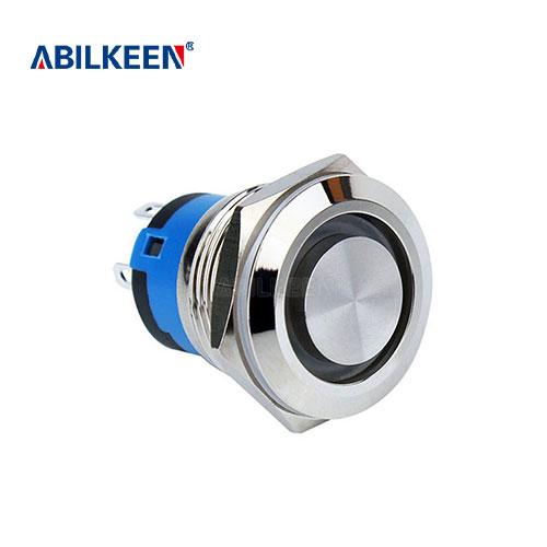 IB19Z-P10-E 19mm Push Button Switch With Ring Light 