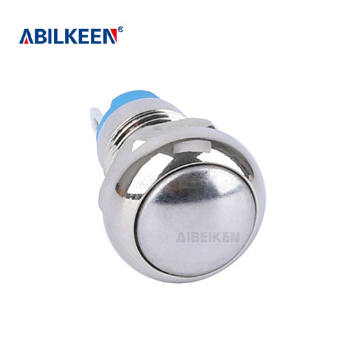 IB7B-G10Z 8mm Domed 1NO Momentary Metal Button Switch